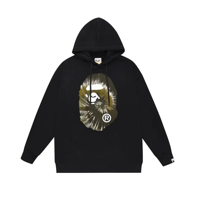 BAPE Shark Hoodie Tie-Dye Ape Head