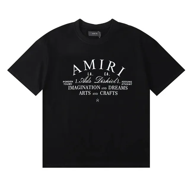 Amiri Graphic Tee Imagination and Dreams Print