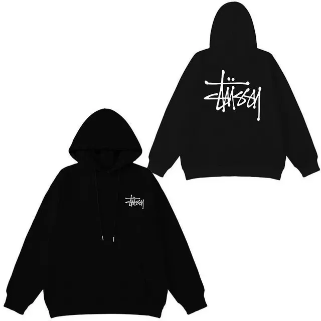 Stüssy Hooded Sweatshirt Logo Print
