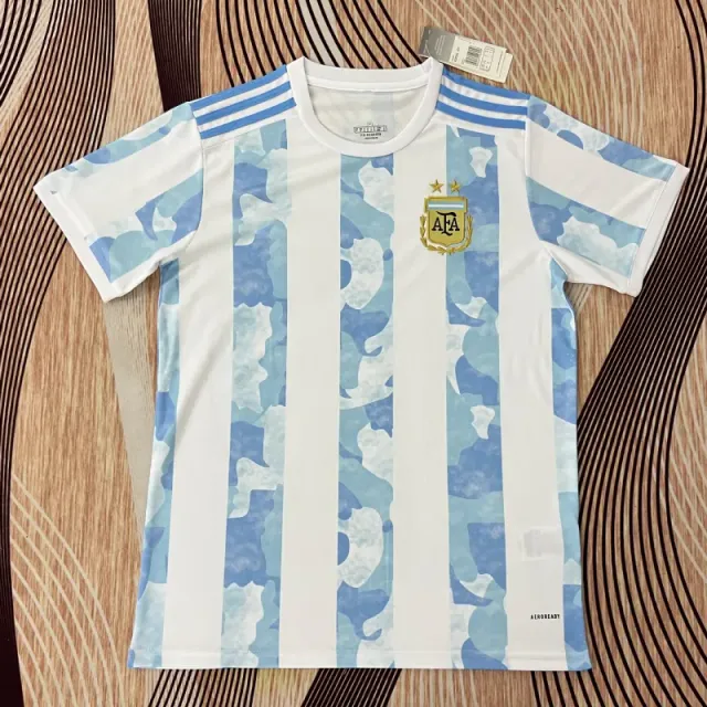 Adidas Argentina Home Jersey Camo Stripe
