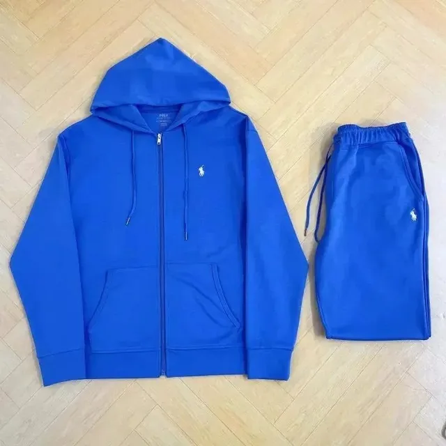 Polo Ralph Lauren Hoodie and Joggers Set Royal Blue