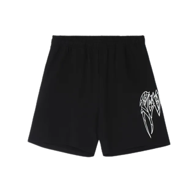 Revenge Logo Shorts White Graphic