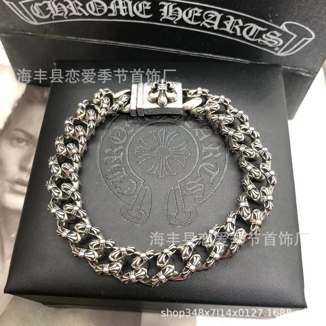 Full flower boat anchor bracelet