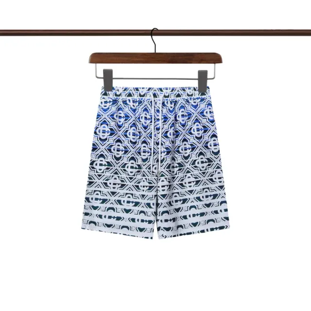Balenciaga Printed Shorts Geometric Logo Pattern
