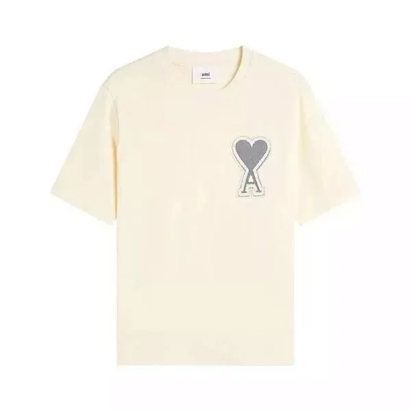 Amiri Heart Logo Tee Embroidered Heart