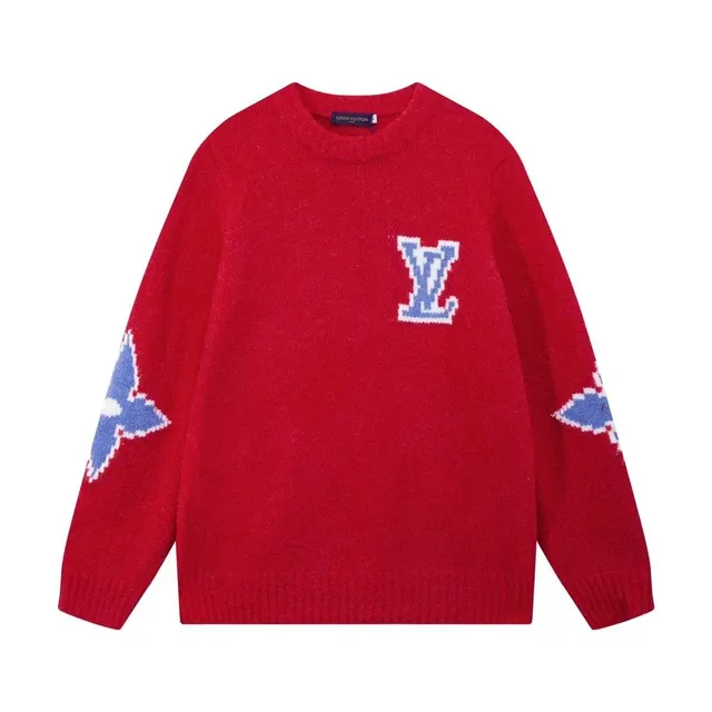 Louis Vuitton Knit Sweater LV Monogram Intarsia