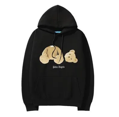 Palm Angels Hoodie Bear Graphic