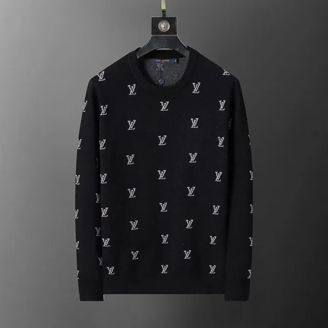 Louis Vuitton Monogram Knit Sweater All-Over LV Logo