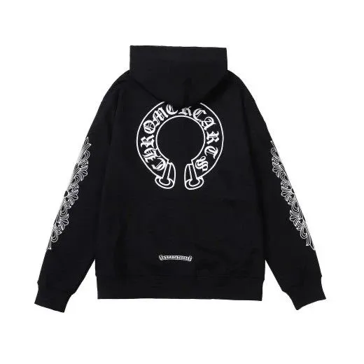 Chrome Hearts Hoodie Cross Logo Print