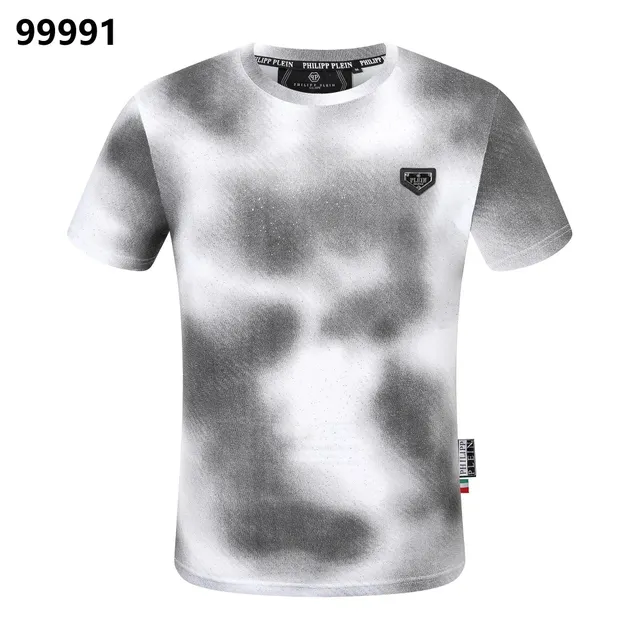 Philipp Plein Graphic T-Shirt Spray-Paint Print