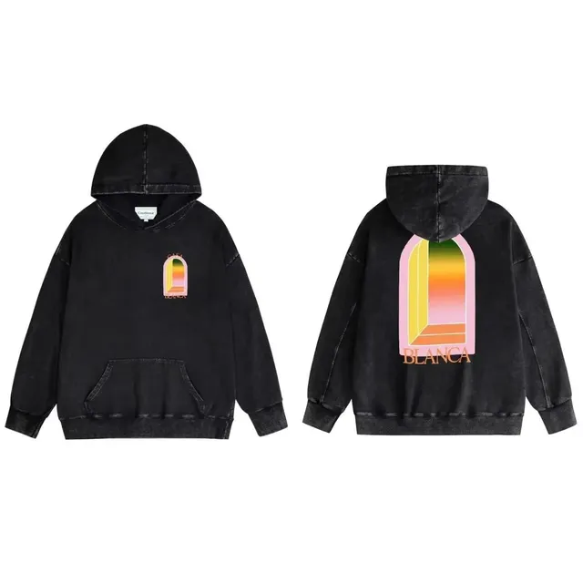 Casablanca Hooded Sweatshirt Arch Print