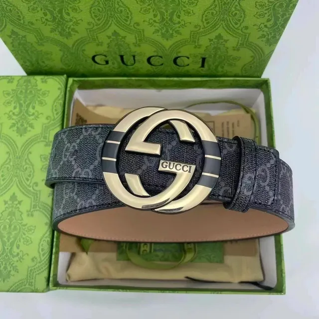 Gucci Horsebit 1955 Belt GG Supreme Canvas