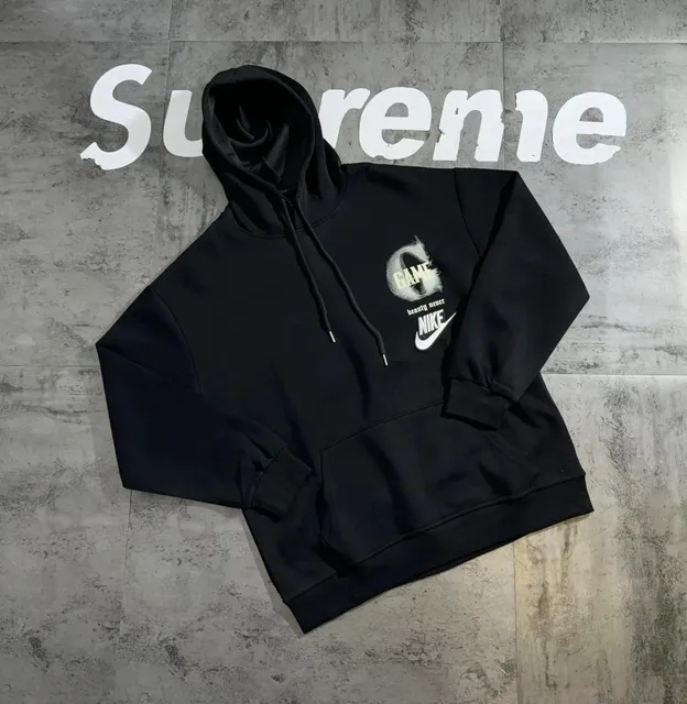 Supreme Hooded Sweatshirt Game Beauty Never Nike