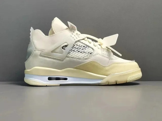 Air Jordan 4 Off-White Sail