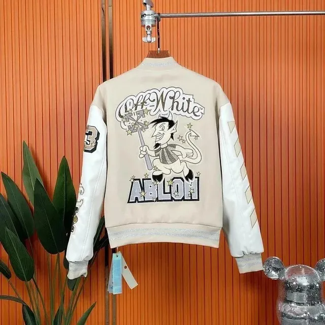 Off-White Bomber Jacket Abloh Devil Graphic