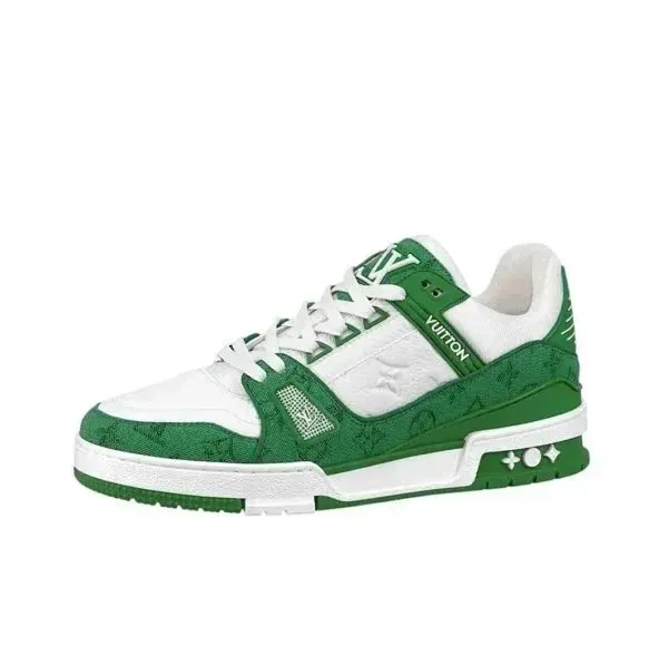 Louis Vuitton LV Trainer Monogram Green
