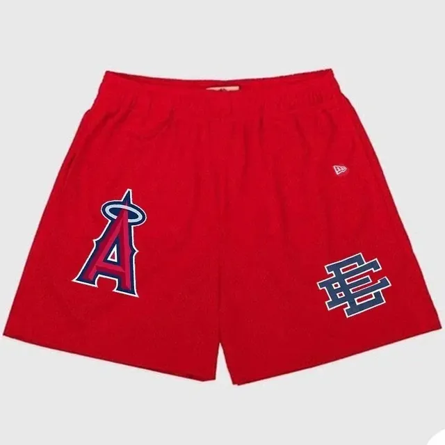 Eric Emanuel × MLB Team Shorts Los Angeles Angels
