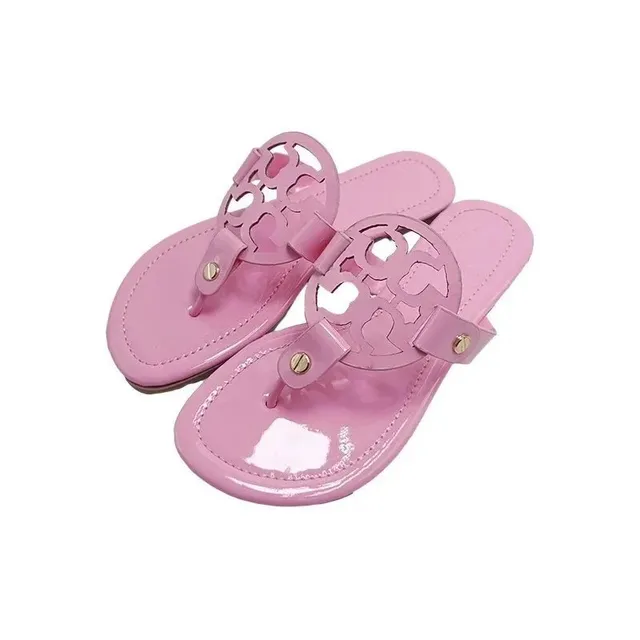 Tory Burch Miller Thong Sandal Logo Cutout