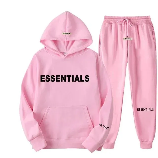 Fear of God Essentials Hoodie and Joggers Set Essentials Logo