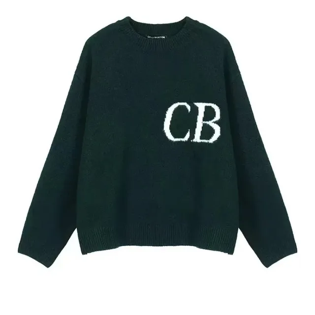 Cole Buxton Knit Sweater CB Logo