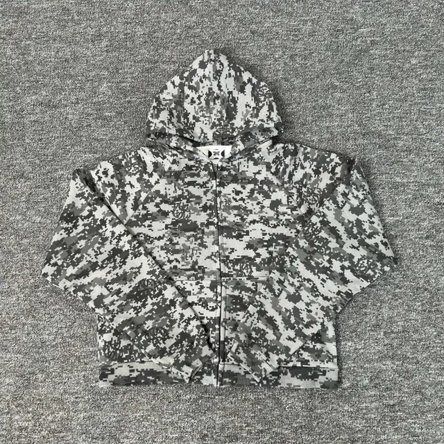 Mertra Zip-Up Hooded Jacket Digital Camo