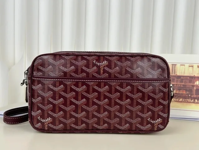 Goyard St. Louis Pouch Bordeaux Canvas