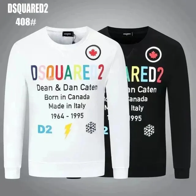 Dsquared2 Crewneck Sweatshirt Multicolor Logo Print