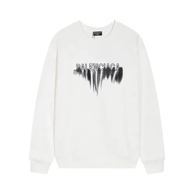 Balenciaga Crewneck Sweatshirt Distressed Logo