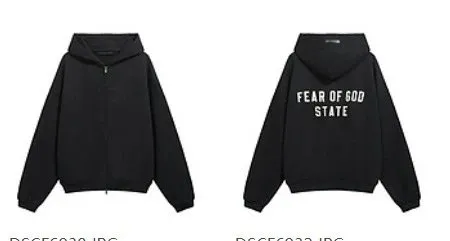 Zip-Up Hoodie Fear of God State