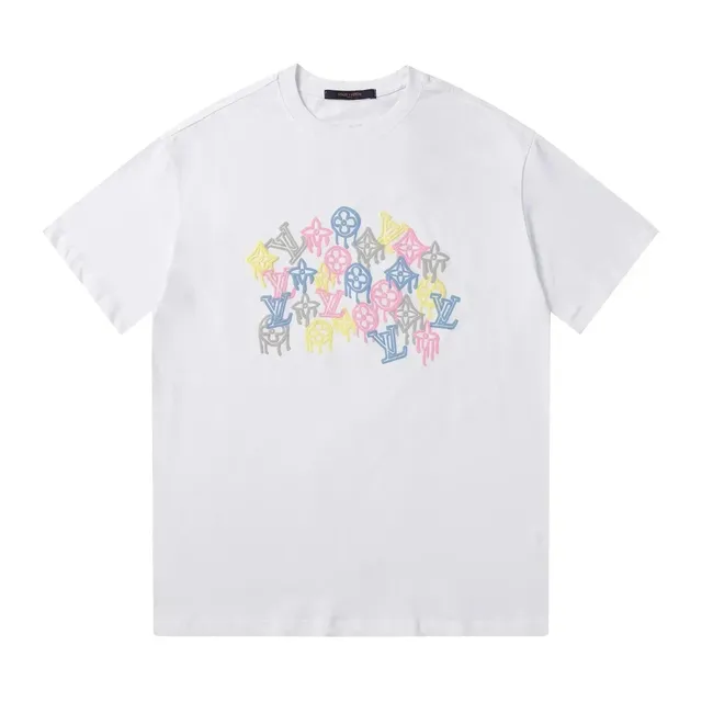 Louis Vuitton T-Shirt Multicolor Embroidered Monogram