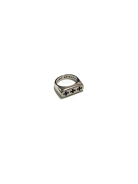 Chrome Hearts Cross Ring Triple Cross