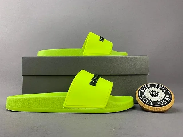 Balenciaga Track Slide Neon Green