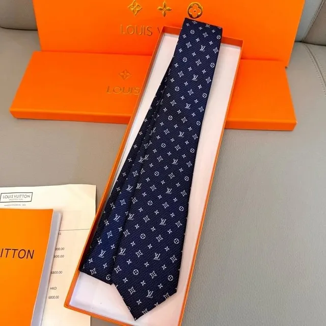 Louis Vuitton LV Monogram Tie Classic Monogram Print