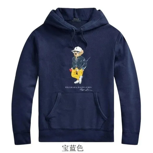 Polo Ralph Lauren Polo Bear Hoodie Navy with Graphic