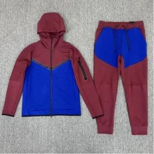 Nike Tech Fleece Hoodie and Joggers Color-Block