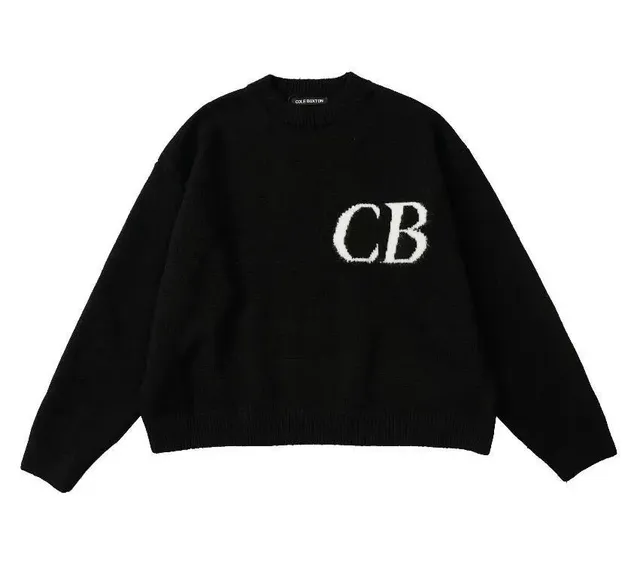 Cole Buxton Knit Sweater CB Logo