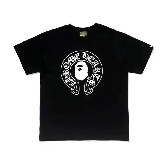 Graphic Tee Chrome Hearts x BAPE Logo