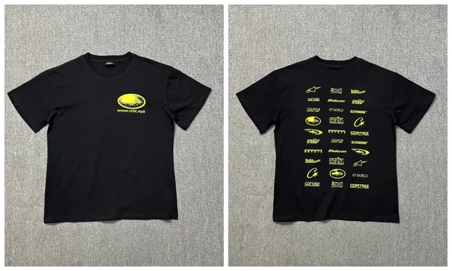 Corteiz Logo Print T-Shirt Multi-Brand Grid