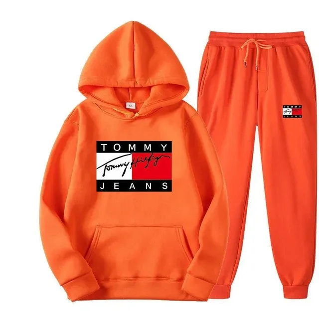 Tommy Hilfiger Hoodie and Joggers Set Tommy Jeans Logo