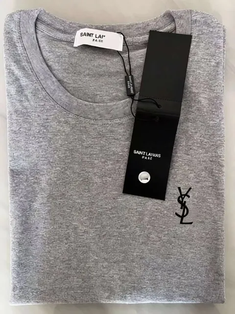 Saint Laurent Logo T-Shirt Monogram