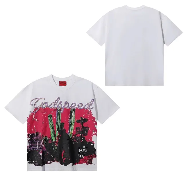 Godspeed Graphic Tee Cactus Print