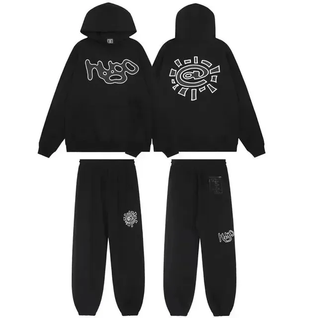 Hugo Boss Hoodie and Jogger Set Keith Haring Graphic