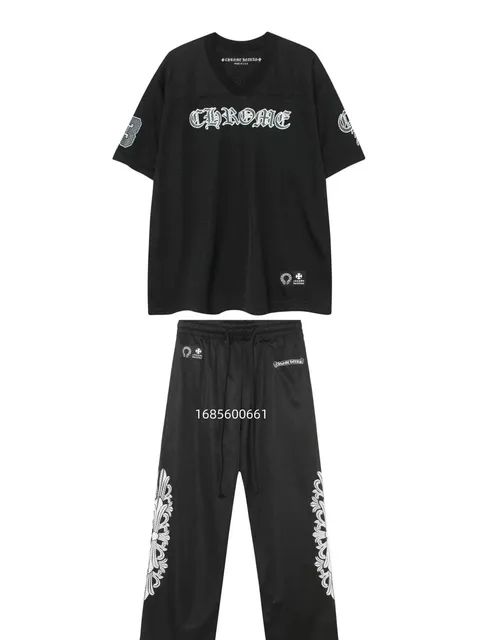 Mesh Jersey Set Chrome Hearts Logo