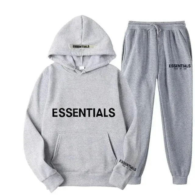 Fear of God Essentials Hoodie and Joggers Set Essentials Logo