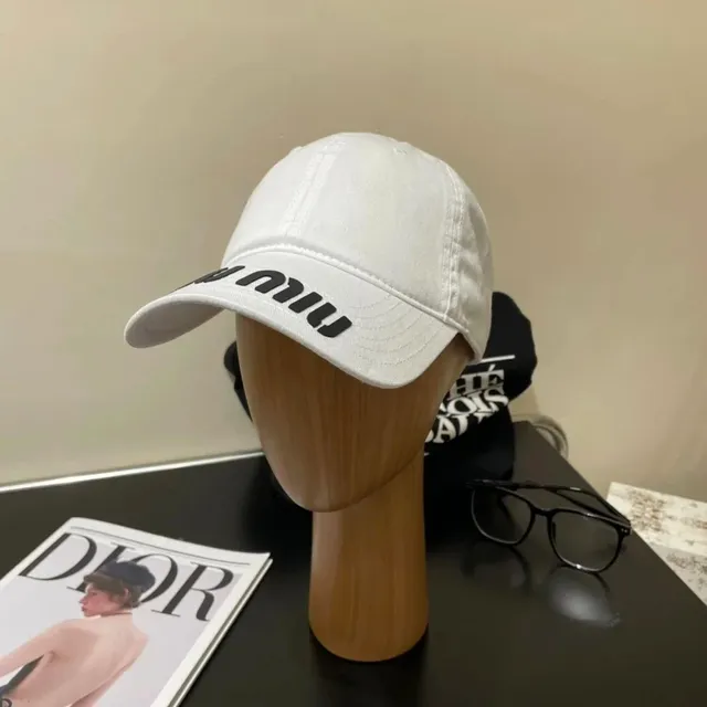 Miu Miu Baseball Cap Logo Visor