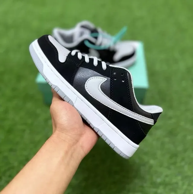 Nike Dunk Low Black White Grey