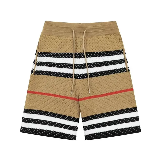 Burberry Striped Knit Shorts Icon Stripe