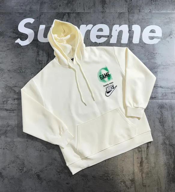 Nike × Supreme Hooded Sweatshirt Game Beauty Never