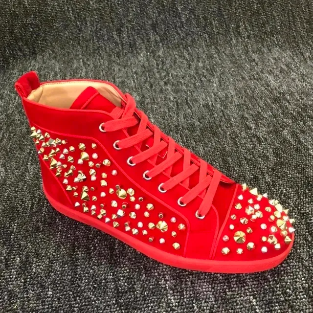 Christian Louboutin Louis Junior Studded Suede