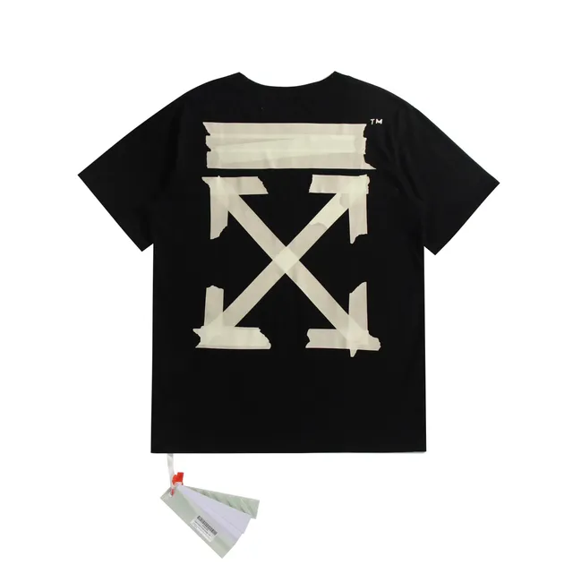 Off-White Arrow Tape Tee Industrial Tape Print